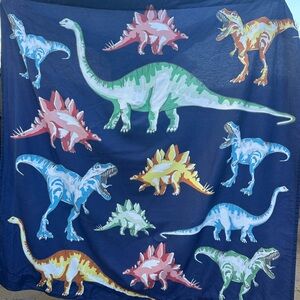 Pottery Barn Kids Dino shower curtain